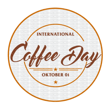 International Coffee Day Text - Bogusia - besplatni png