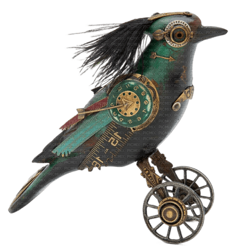 Steampunk bird.Victoriabea - 免费PNG