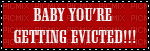 baby you're getting evicted!!! - 免费动画 GIF