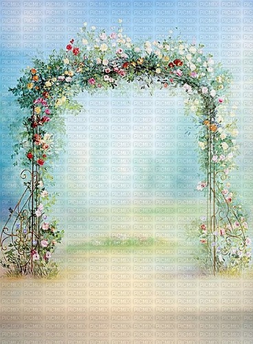 Background FloralBow - ilmainen png