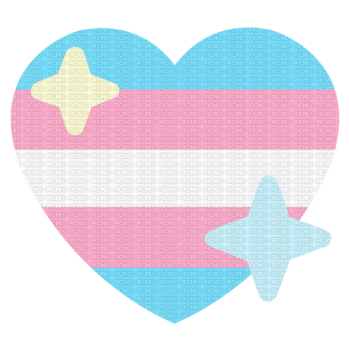 Transgender trans Pride heart emoji - Free PNG