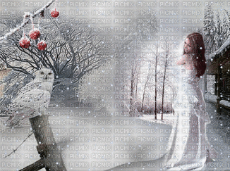 The girl of snow -Nitsa 3 - Бесплатни анимирани ГИФ
