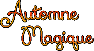 text Automne magique - GIF animate gratis