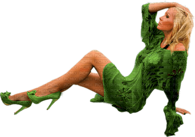 Kaz_Creations Woman Femme Green - безплатен png