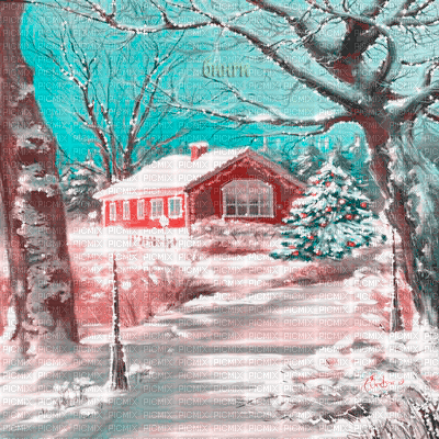 Y.A.M._Winter background - Gratis animeret GIF