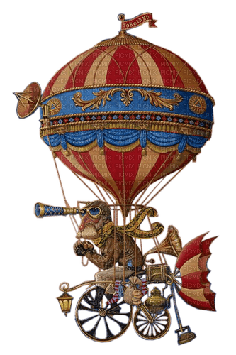 Rena Steampunk Ballon - kostenlos png