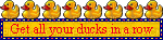 Ducks - Zdarma animovaný GIF