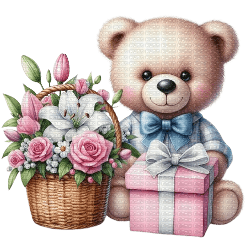 Teddy bear, Valentine's Day. Love. Birthday. Leila - бесплатно png