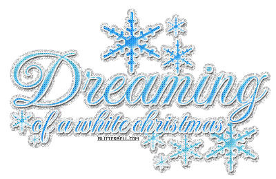 Winter. Gif. Dreaming of a white Christmas. Leila - Animovaný GIF zadarmo