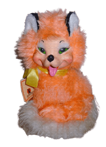 fox plush retro - besplatni png