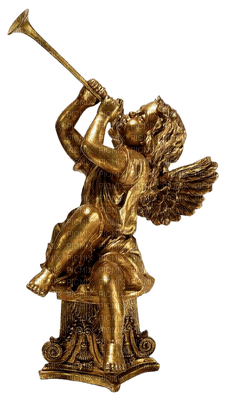 Angel.Ange.Deco.Gold.Figure.music.musique.Victoriabea - kostenlos png