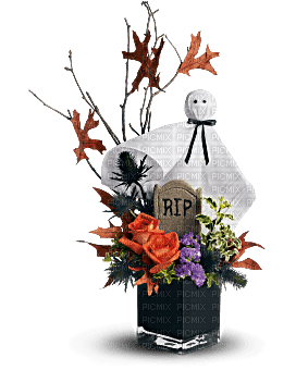 Halloween Flowers - бесплатно png