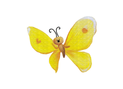 Yellow Butterfly - besplatni png