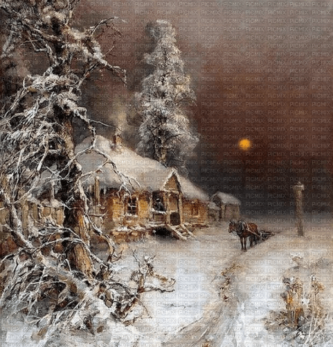Rena Background Hintergrund Winter Landscape - 免费PNG