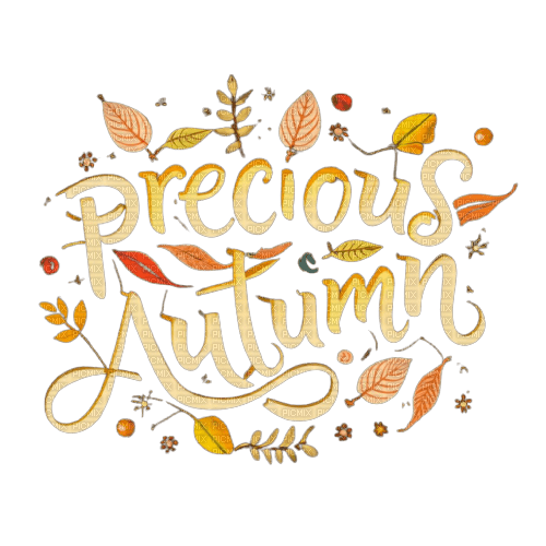 precious autumn - δωρεάν png