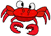 crab gif crabe - Gratis animeret GIF