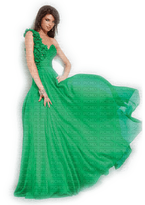 Kaz_Creations Woman Femme Green - besplatni png