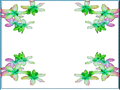 cadre fleur - Gratis animerad GIF