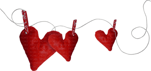 Red.Coeur.Heart.Deco.Victoriabea - PNG gratuit
