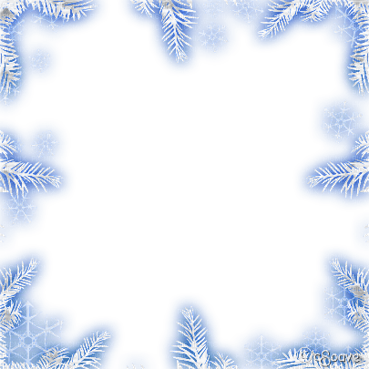 soave frame winter christmas branch pine - png grátis