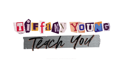 Text Tiffany Young - Teach You - 免费PNG