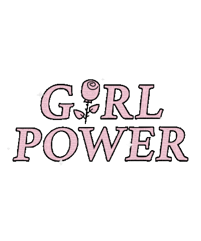 Girl Rose Pink Text - Bogusia - Zdarma animovaný GIF