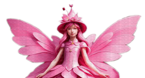 Pink Fairy - Free PNG