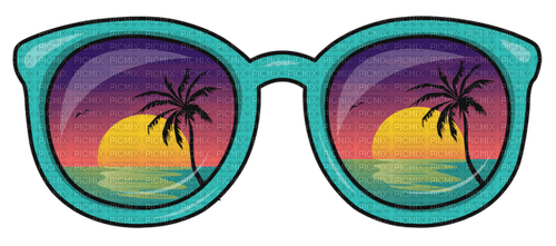 sm3 glasses popart summer image png - 免费PNG