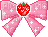 Strawberry Bow - Animovaný GIF zadarmo