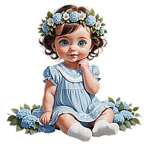 baby child kind blue milla1959 - GIF animado grátis