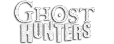 Kaz_Creations Text Logo Ghost Hunters - nemokama png