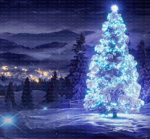 fond, hiver, Noël, animation GIF, Orabel - 免费动画 GIF
