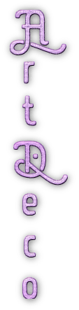 soave text art deco purple - бесплатно png