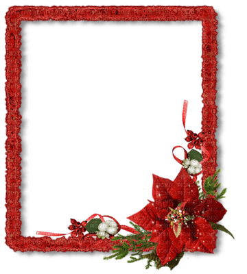 frame-jul-röd - zadarmo png