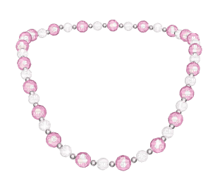 pink necklace - PNG gratuit