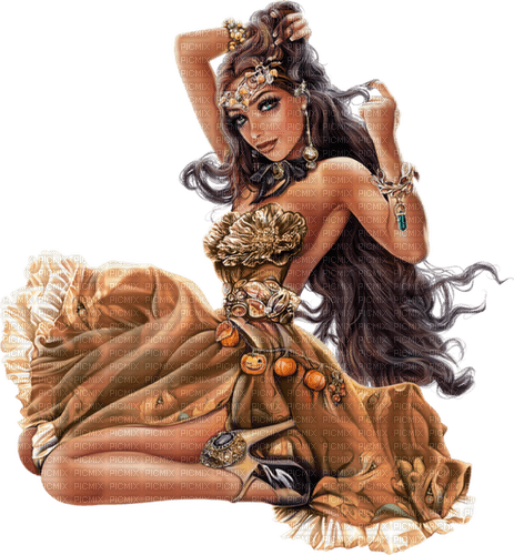 autumn woman kikkapink fantasy - PNG gratuit