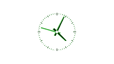Clock-Parts, Clocks, Deco, Decoration, Green - Jitter.Bug.Girl - Animovaný GIF zadarmo