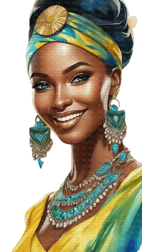loly33 femme afrique - png ฟรี