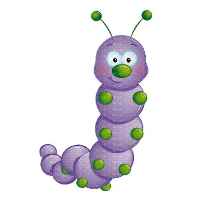 Kaz_Creations Cute Cartoon Caterpillar - 免费PNG