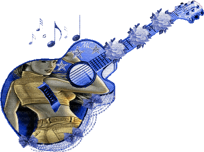 Guitarra Country - GIF animate gratis