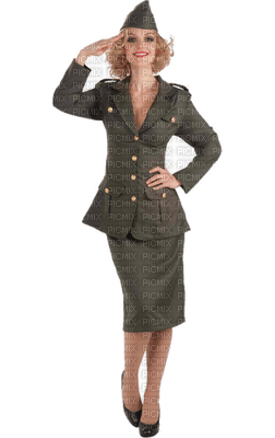 woman in uniform bp - gratis png