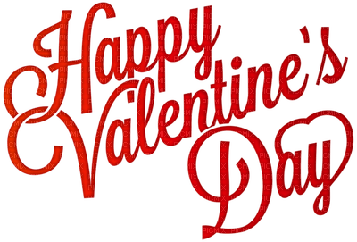 happy valentines day vintage - PNG gratuit