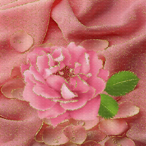 pink background with rose glitter - GIF animate gratis