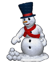 snowman - Besplatni animirani GIF