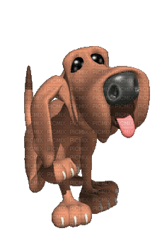 Kaz_Creations Animated Dog Pup - Darmowy animowany GIF