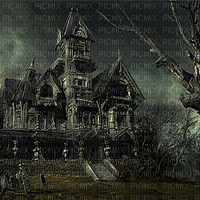 Haunted house mansion bp - GIF animado gratis