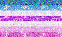 Bigender glitter flag - GIF animado gratis