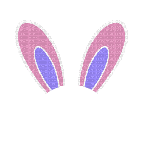 pink bunny rabbit ears - GIF เคลื่อนไหวฟรี