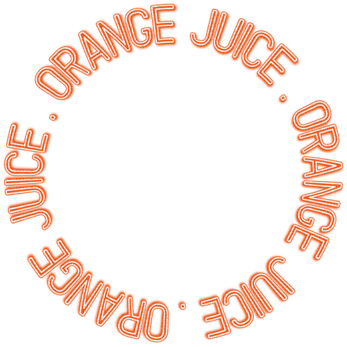 Orange Juice Text - Bogusia - bezmaksas png