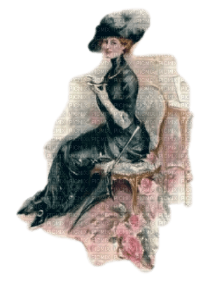 Victorian woman bp - zdarma png